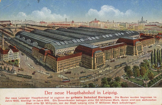 Eskiden Leipzig Tren İstasyonu