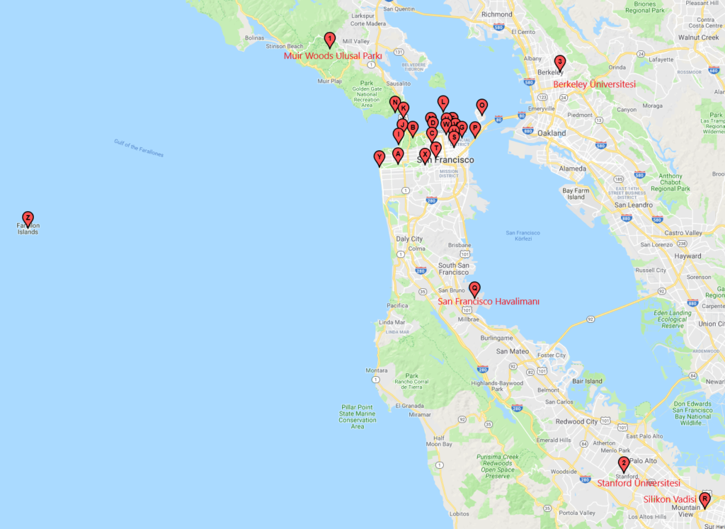 San Francisco Haritası