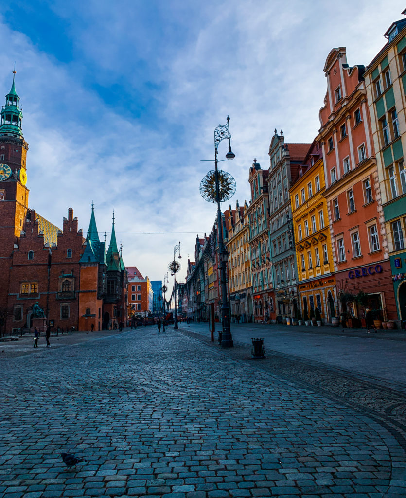 Eski Meydan'dan caddeye bakış, Wroclaw